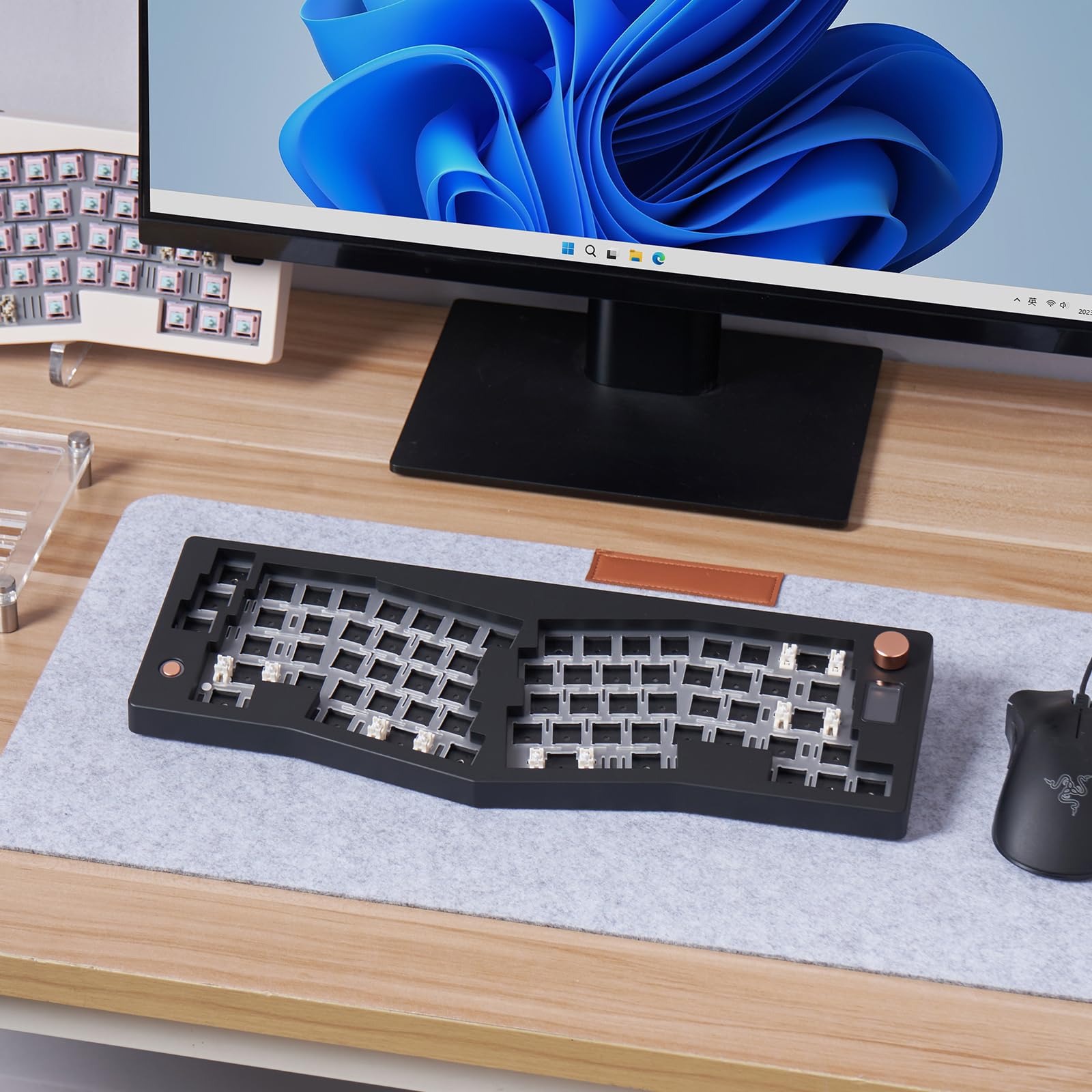 Mua CIDOO ABM066 Alice Layout Mechanical Keyboard Kit Hot Swappable ...