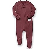 VAENAIT BABY Infant Toddler Boys Girls Modal Cotton Footed Pajamas One-Piece Romper Sleep and Play 0M-2T