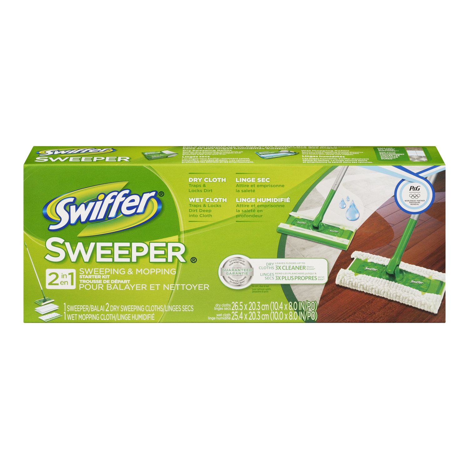 Swiffer Sweeper 2 In 1 Mop And Broom Floor Cleaner Starter