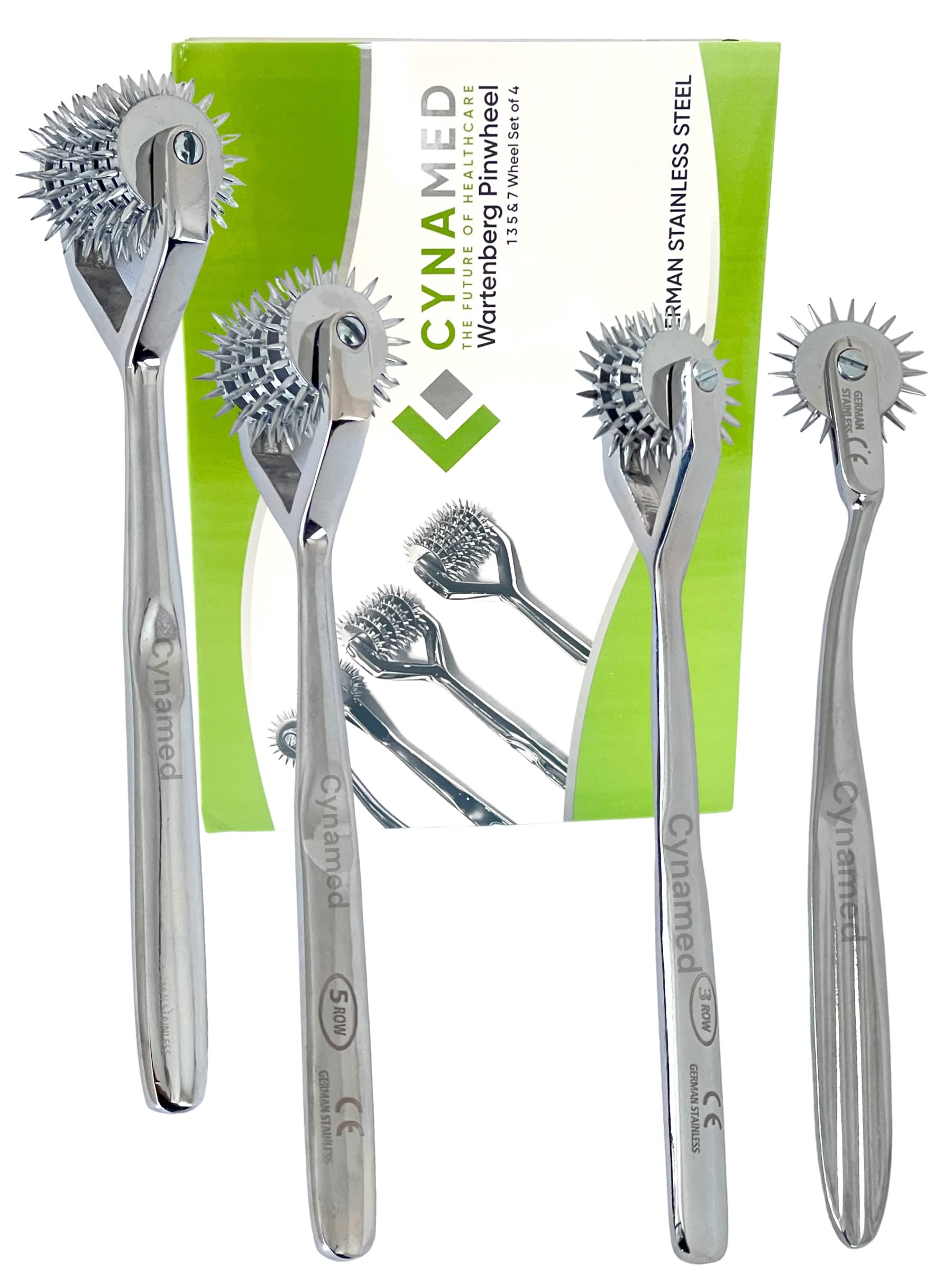 Premium German Wartenberg Pinwheel 1 3 5 and 7 Wheel Set of 4 for sale ...