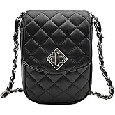 Bhumane Phone Crossbody Bags for Women Small Vegan Leather Mini Shoulder Wallet Card Quilted Purse