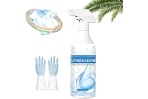 Clothing Emulsifier, Non-Ionic Laundry Pre-Treatment, Powerful Laundry Stain Remover Spray, No Damage Fabric Spot, Fabric Con