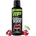 Muscle Pharm L-Carnitine 3000, The Ultimate Liquid L Carnitine Supplement for High-Performance, Supports Metabolism, Hydration & Energy, Zero Sugar/Calories, Sour Cherry Flavor, 32 Servings