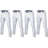 Easton Boys Easton | Rival+ Baseball Pants | Full Length Semi-Relaxed Fit | Youth Sizes | Piped | Multiple Colors