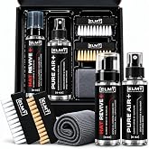 Hat Cleaner Kit, Quick-Drying, Safe for Cotton, Wool, Leather, Felt (2.0) | US-Made, Cleans 50+ Hats, No Residue, Baseball Cap Cleaner for All Materials (8oz Solution, 8oz Deodorizer, Towel, 2 Brushes)