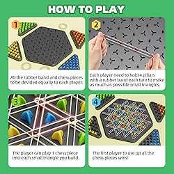 Chain Triangle Chess Game, Strategy Board Games for