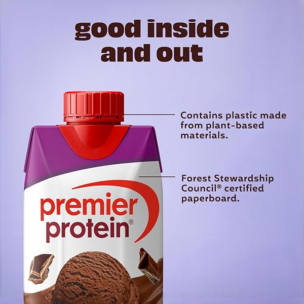 PREMIER PROTEIN SHAKE, CHOCOLATE, 30G PROTEIN, 11 FL OZ, PACK OF 12 (PACKAGING MAY VARY)