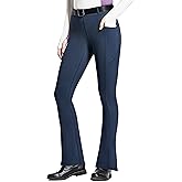 FitsT4 Sports Women's Full Seat Horse Riding Pants Bootcut Riding Tights with Pockets Equestrian Breeches for Women