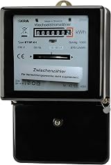 Unitec 40749 Alternating Current Electricity Meter 20 A Max 1 W Own Consumption view 1
