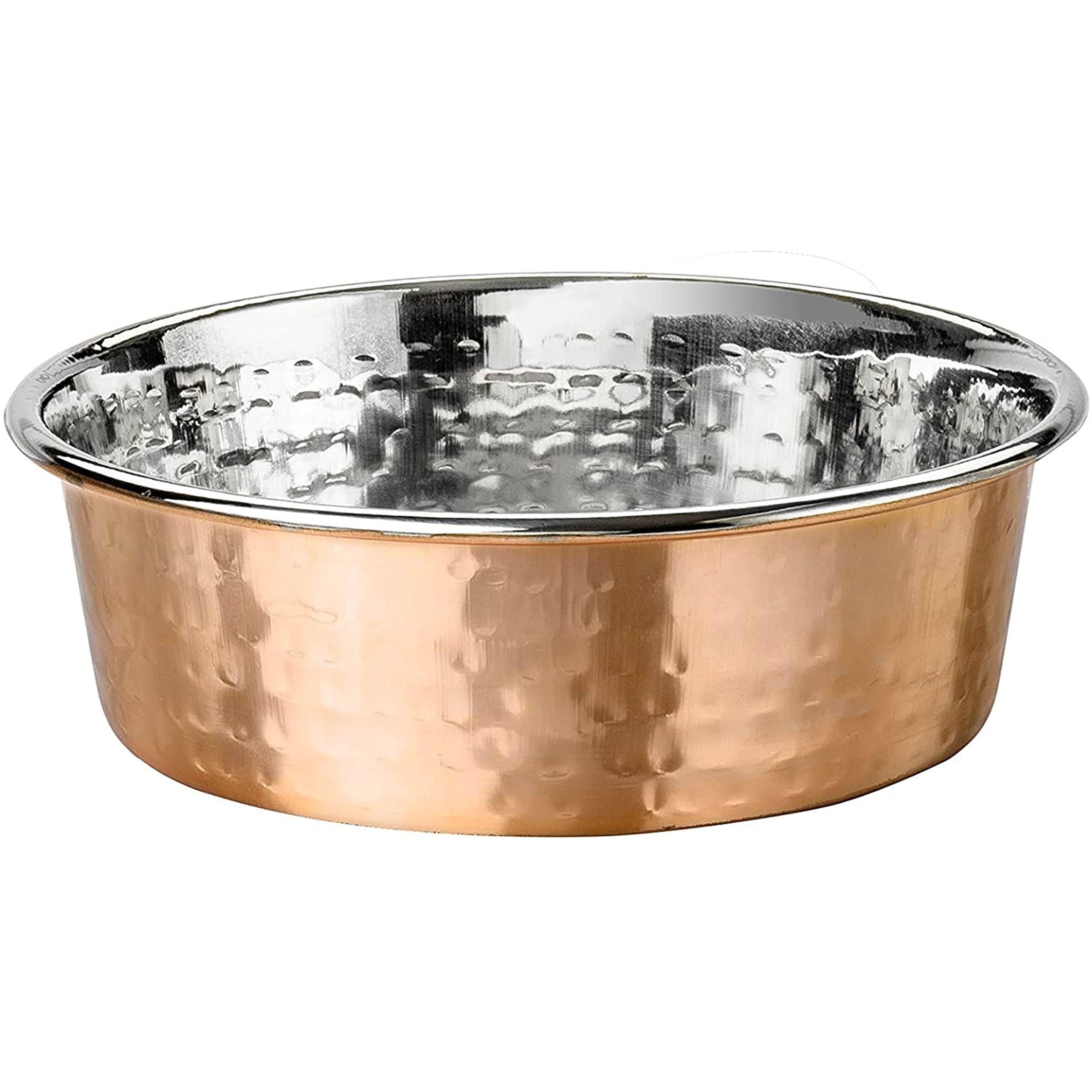 Neater Pet Brands Dog and Cat Feeding Bowl with Hammered Copper Surface - Deluxe Luxury Dog Bowl and Cat Bowl (Small) - Suitable as a Feeding Bowl Dog or Feeding Bowl Cat