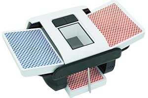 Gelabur Automatic Card Shuffler, Rechargeable Card shuffler Machine for 1-2 Decks, Low Noise Dual Mode Electric Card shuffler