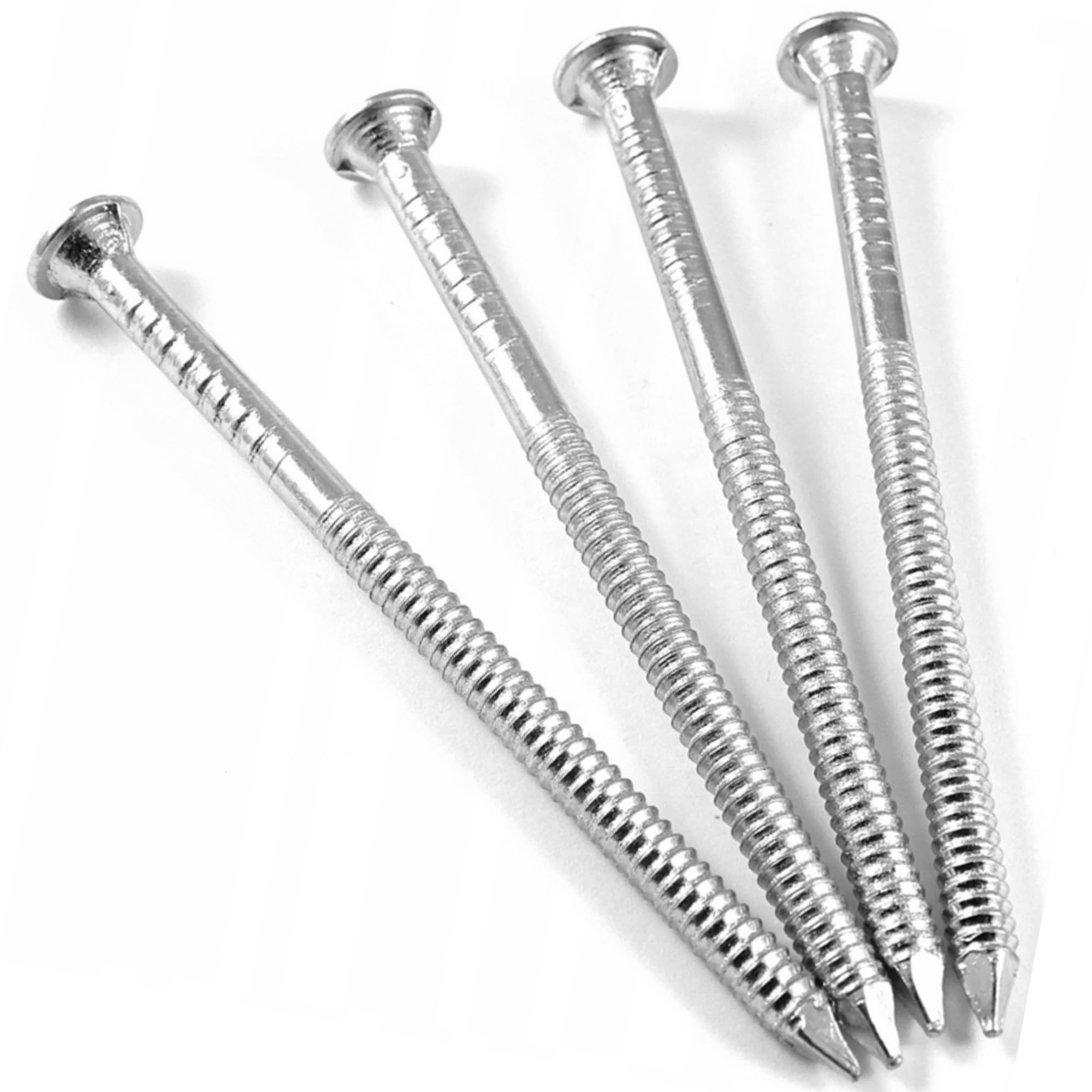 100 x 50mm Annular Ring Shank Nails Steel Zinc Plated HIGH SS8® Quality