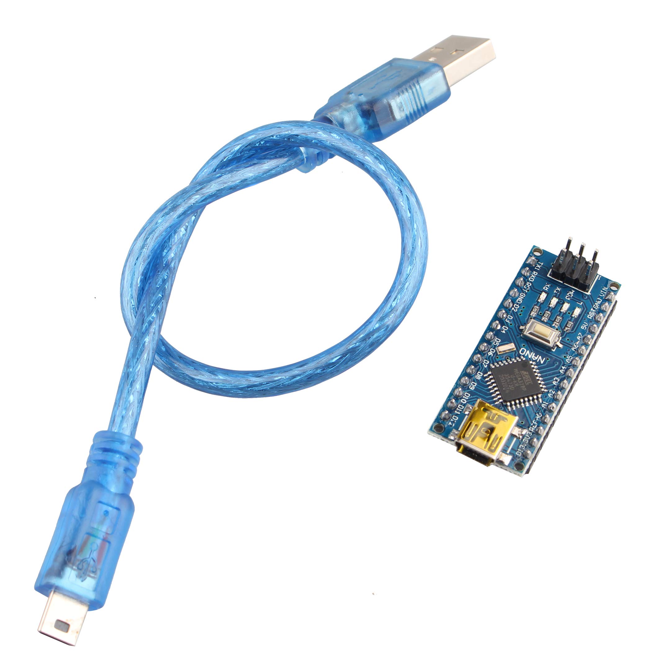 HALJIA Atmel Atmega328P Mini USB Micro Controller Microcontroller Board With USB Cable Compatible with Arduino