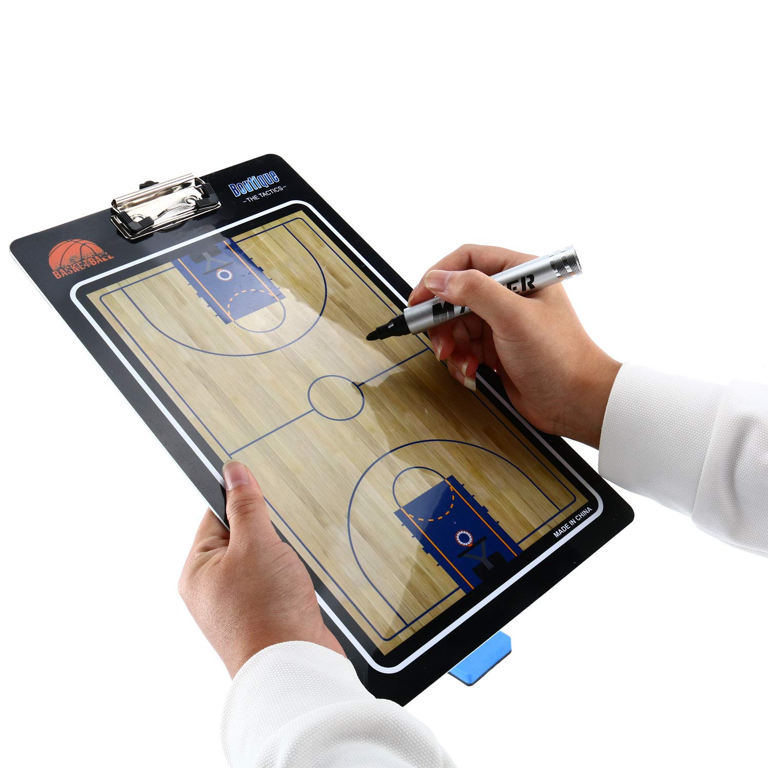 Basketball Coaching Board Dry Erase Clipboard Tactical PVC