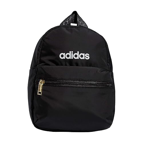 adidas Women's Linear Mini Backpack Small Travel Bag, Black/Gold Metallic,  One Size in Kenya | Whizz Multipurpose Daypacks