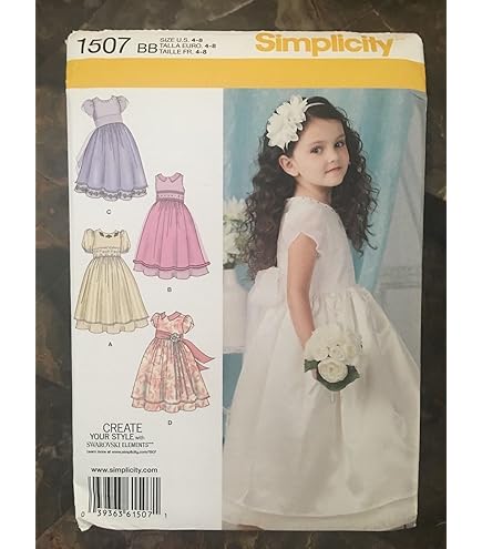 【for ★daisy★様】オーダー品 Amazon.com: Simplicity Daisy Kingdom Pattern 7744 Girls