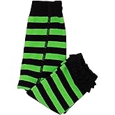 RuffleButts Baby/Toddler Girls Patterned Footless Ruffled Tights