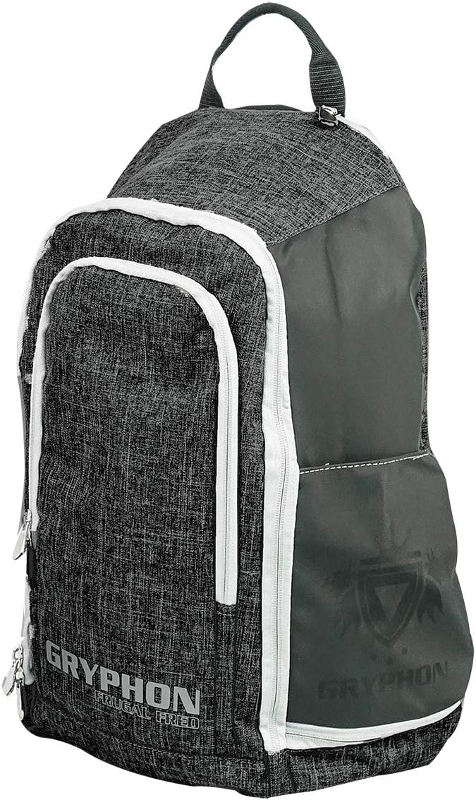GRYPHON Frugal Fred Field Hockey Backpack (Black Denim) : Sports & Outdoors