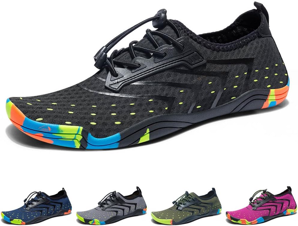 Water Shoes Mens Womens Lightweight Quick Dry Sports Aqua Shoes for Beach Swim Surfing Diving Boating Driving Yoga Garden Walking