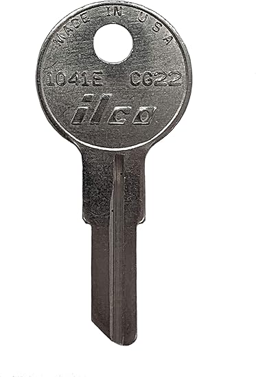 Ilco Key Blank For Some Chicago Locks 1041e Nickel Plated Brass Key Blanks Sold In Packs Of 10 Door Lock Replacement Parts Amazon Com