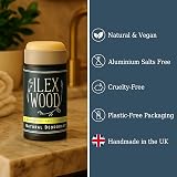 The Ilex Wood Natural Deodorant Stick 2 x 70ml Lavender Lemon UK Handmade view 2