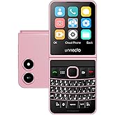 Unnecto Snap, Unlocked Flip Phone, QWERTY, 2025, US Warranty | Dual SIM, 4G, LTE, Cloud Phone OS, 1000mAh, 2.51" Display, Bluetooth 5.0, QWERTY Keyboard, Textured Shell, 2MP Camera