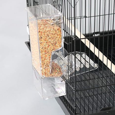 Amazon Com Automatic Bird Seed Feeder With Perch Free Install