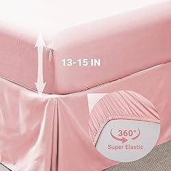 JOLLYVOGUE Pink Twin Size Comforter Sets 5