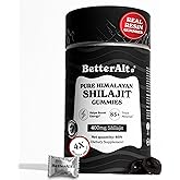 Better Alt Pure Himalayan Shilajit Gummies with 100% Shilajit |High Potency Gold Grade| 60 Gummies for Energy Boost & Immune Support, 75%+ Fulvic Acid| Travel Friendly - Tamarind Flavor
