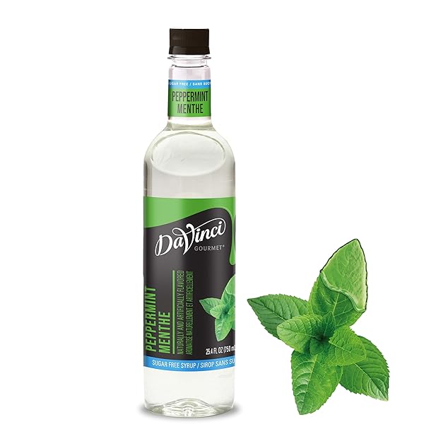DAVINCI GOURMET SUGAR-FREE PEPPERMINT SYRUP, 25.4 FLUID OUNCES...