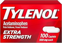 Tylenol Extra Strength Pain Relief Pills, Acetaminophen 500mg Caplets, Pain Reliever and Fever Reducer Medicine for Headache,
