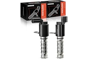 A-Premium 2-PC Intake & Exhaust Engine Variable Valve Timing (VVT) Solenoid Compatible with Hyundai Santa Fe Sonata Tucson & 