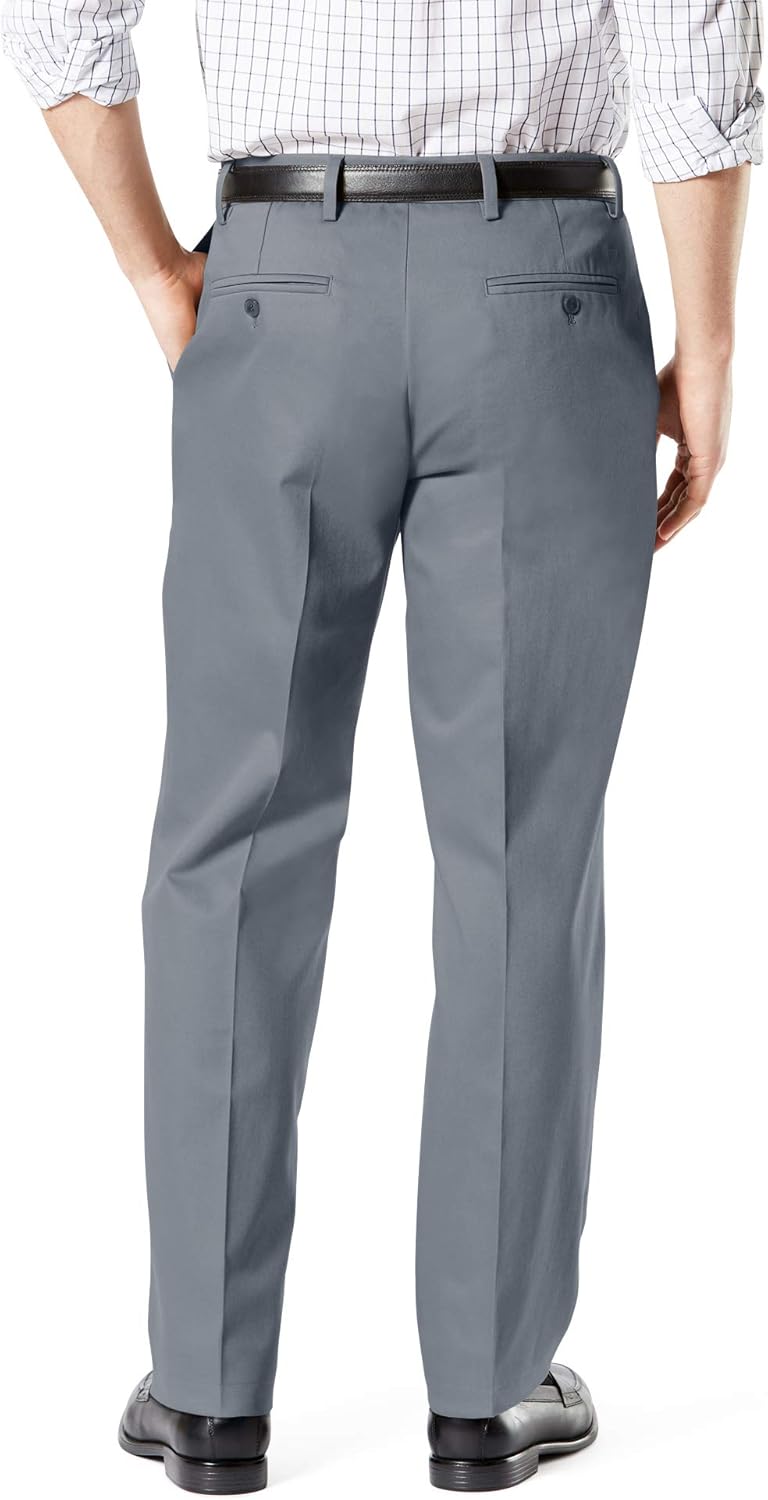 Dockers Men's Classic Fit Signature Khaki Lux Cotton Stretch Pants at  Men’s Clothing store