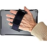 Gripzilla Max Universal Tablet Swivel Handle - 360˚ Rotating Neoprene Hand Strap with Kickstand - Fits All iPad Models, Surfa