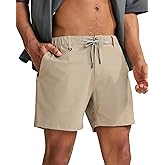 maamgic Men's 5/7 Inch Casual Classic Fit Shorts with Multi-Pocket Quick Dry Sports Shorts