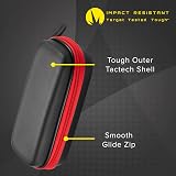 Casemaster Sentry Dart Case Red Zipper Six Darts TacTech Foam view 6