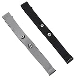 Rich Green Valley Heart Rate Monitor Chest Strap Compatible with Polar H10 H9 H7 H1 Wahoo Tickr Garmin HRM CooSpo,Black&Gray Large