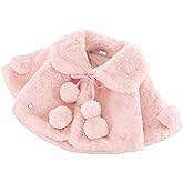 LXXIASHI Toddler Baby Girl Winter Fur Coat Jacket Cloak Thicken Shawl Snowsuit Outerwear Clothes