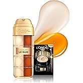 L'Oreal Paris Age Perfect Serum Le Duo, Brightening, Firming and Anti-Aging Serum for Face with Collagen Peptide, Niacinamide, Vitamin C and B3, 1 fl oz + Sample