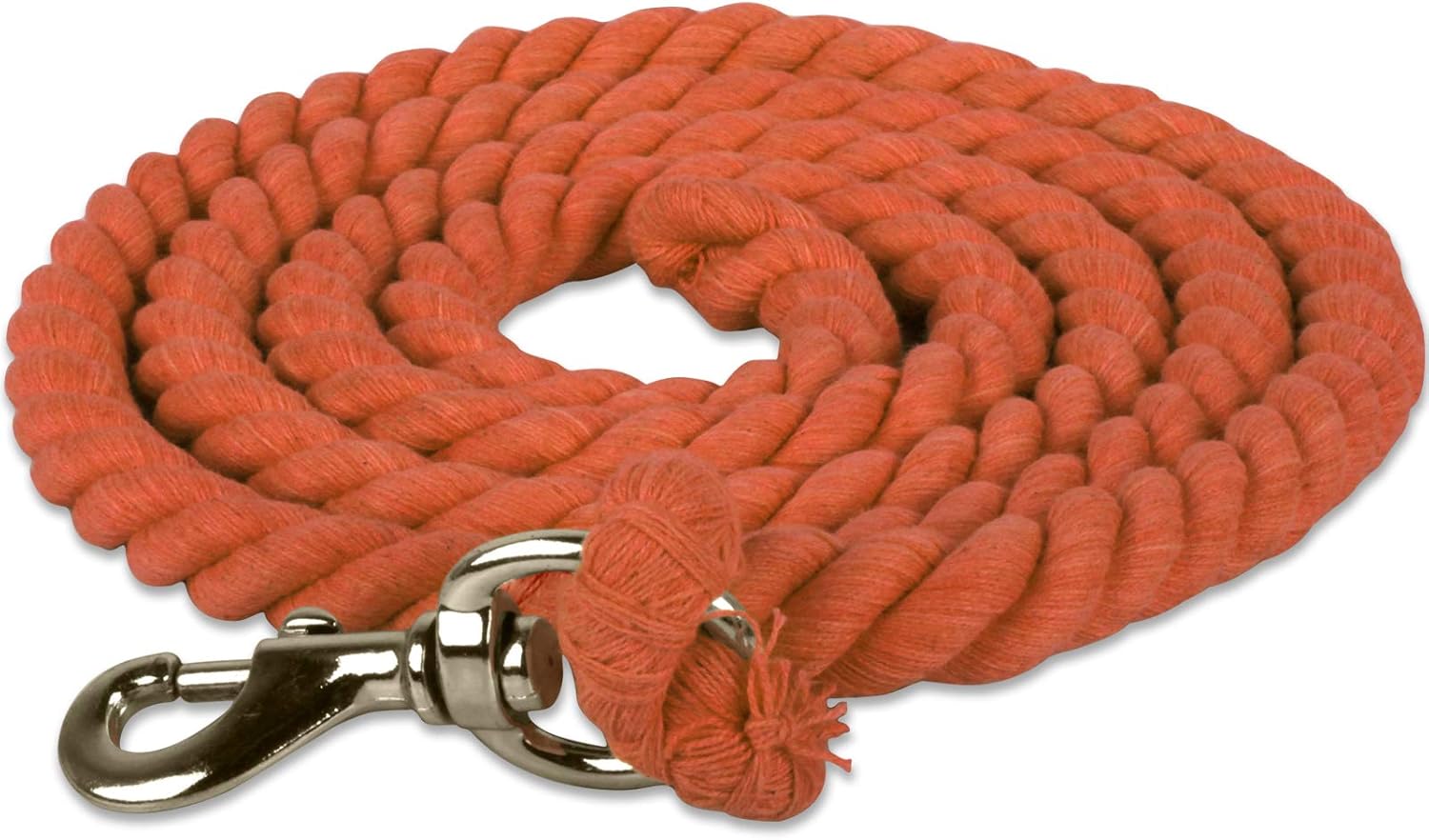 Tigerbox 2 Metre Orange Strong Twisted Cotton Horse Pony Lead Rope with