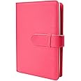 Sunmns Wallet PU Leather Photo Album Compatible for Fujifilm Instax Wide 300 Camera, Polaroid POP, POP 2.0, Originals OneStep 2, OneStep+ Printer Film (Pink)