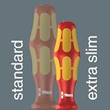 Wera Kraftform Plus 7pc Screwdriver Set 160iSS-7 VDE 1000V Red Yellow view 3