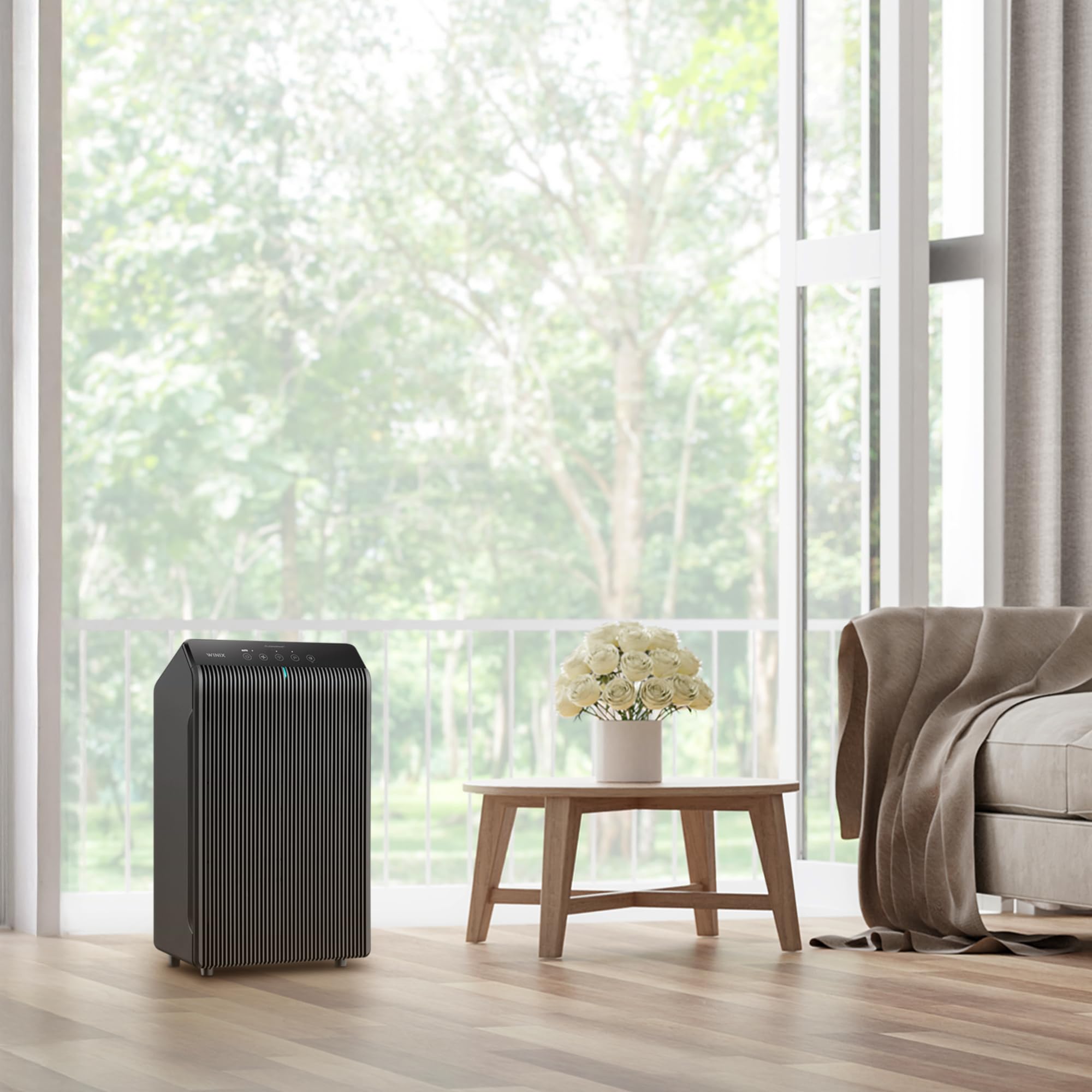 Winix 5510 Air Purifier (New Generation of 5500-2 with App Support) for Home Large Room Up to 1881 Ft² in 1 Hr, True HEPA, High Deodorization Carbon Filter and Auto Mode, Captures Pet Allergies, Smoke