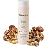 Morethan8 Korean Hair Thickening Shampoo with Matsutake mushroom, for Hair Loss and Hair growth – 300ml 100% Vegan, Paraben&Sulfate&Silicon Free - more than 8