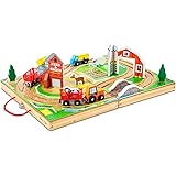 melissa and doug farm and tractor set