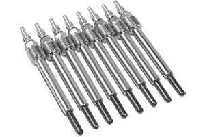 DNA Motoring ZTL-H-0007 Complete Set of 8 Glow Plugs Replacement Compatible with 04-10 E350/E450, 04-05 F250, 04-07 F350/F450