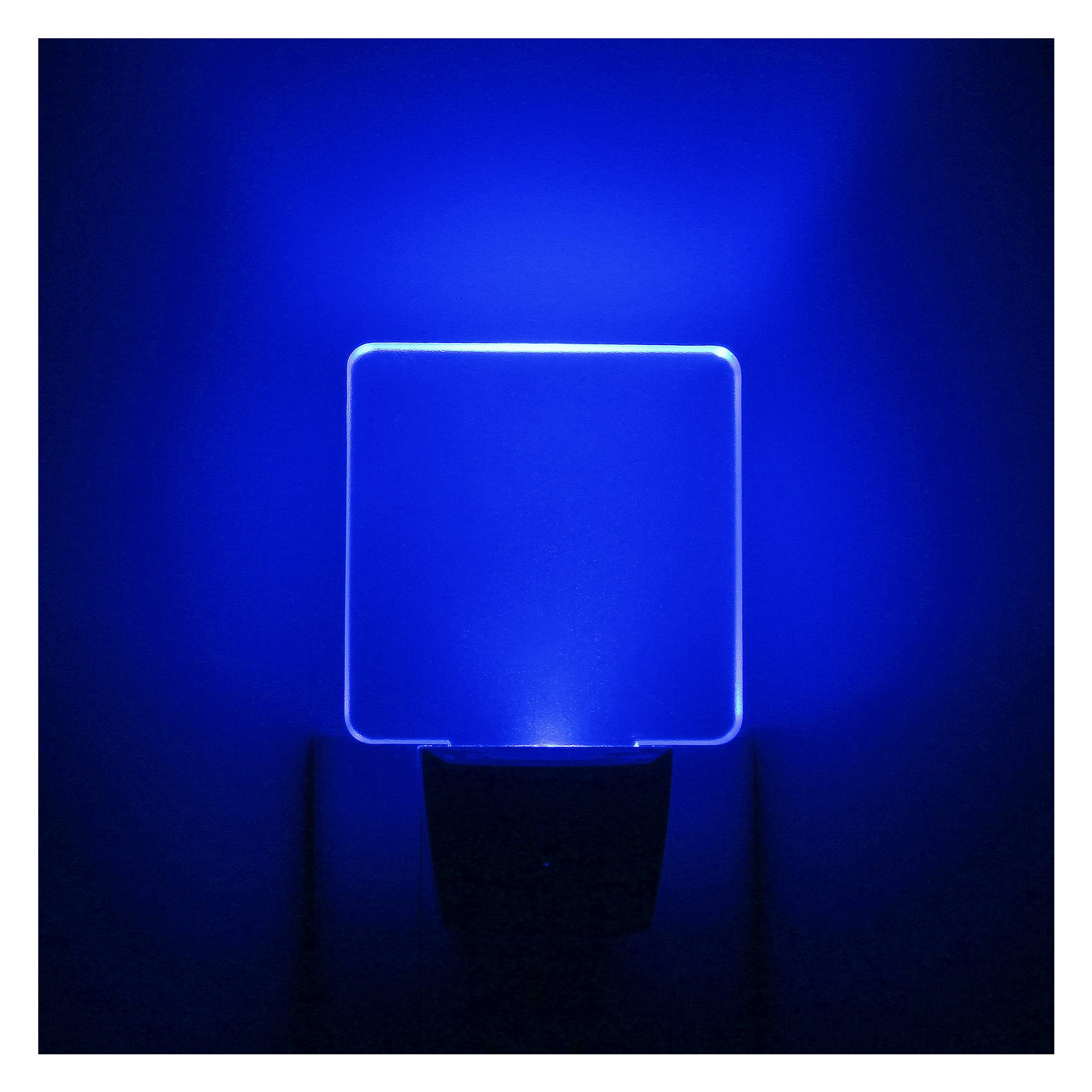 Photo 1 of 2 Pack 0.5W Plug in LED Night Light with Dusk to Dawn Sensor Blue
