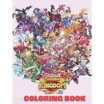 The art of Cookie Run Kingdom: fan made colouring book of the