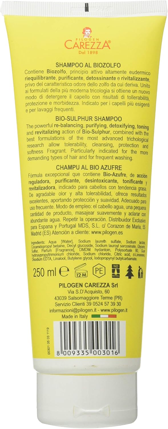 tabiano Shampoo Al Bio Sulphur - 250 ml, 250 ml (Pack of 1) - Image 3