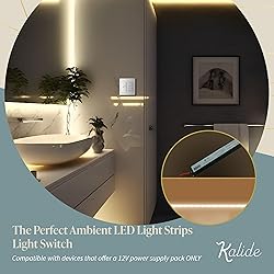 TOPGREENER Kalide Dimmer Light Switch, Pair with